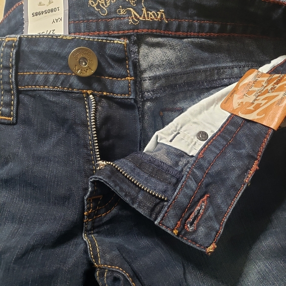 Mavi Jeans NWT Sz 27 Kay Flare Dark Wash - Picture 12 of 16
